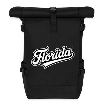 Florida - Souvenir USA State Design - Rolltop Rucksack - Schwarz - Vorne