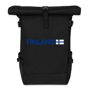 Finland - Roll Top Backpack - black - Front