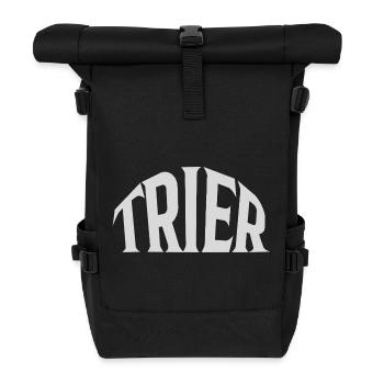 Trier - Rolltop Rucksack - Schwarz - Vorne