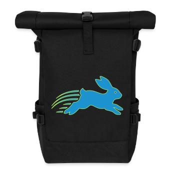 Vecteur du logo Running Bunny Speed Bunny - Sac à dos roll top - noir - Devant