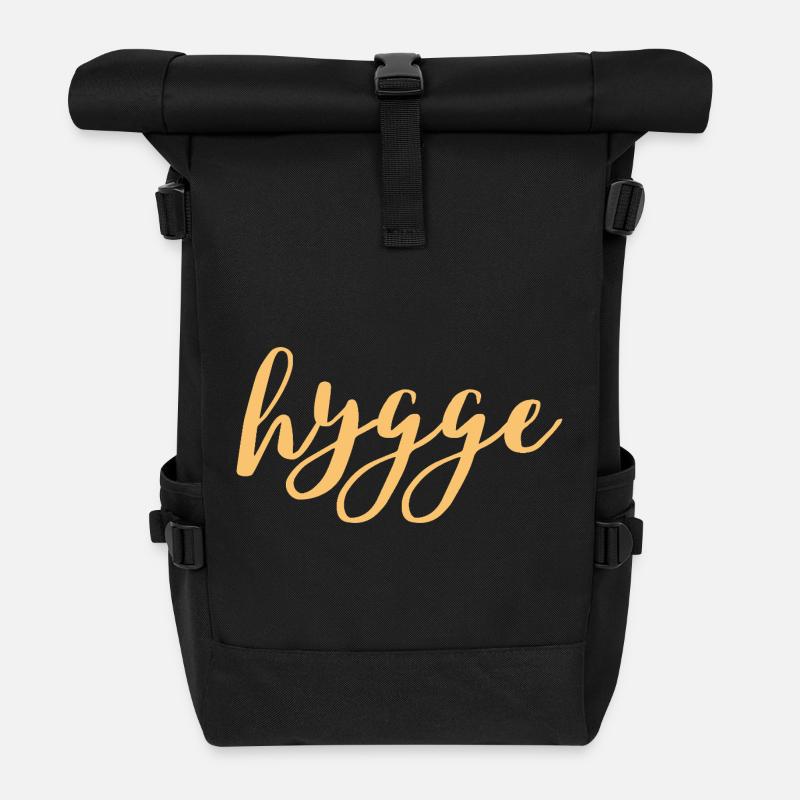 hygge_spring - Rolltop Rucksack - Schwarz