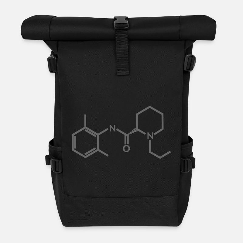 Ropivacaïne - Sac à dos roll top - noir