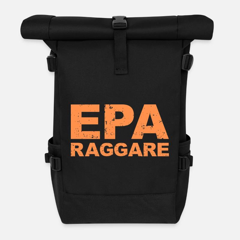 Epa Raggare - Rolltop Rucksack - Schwarz