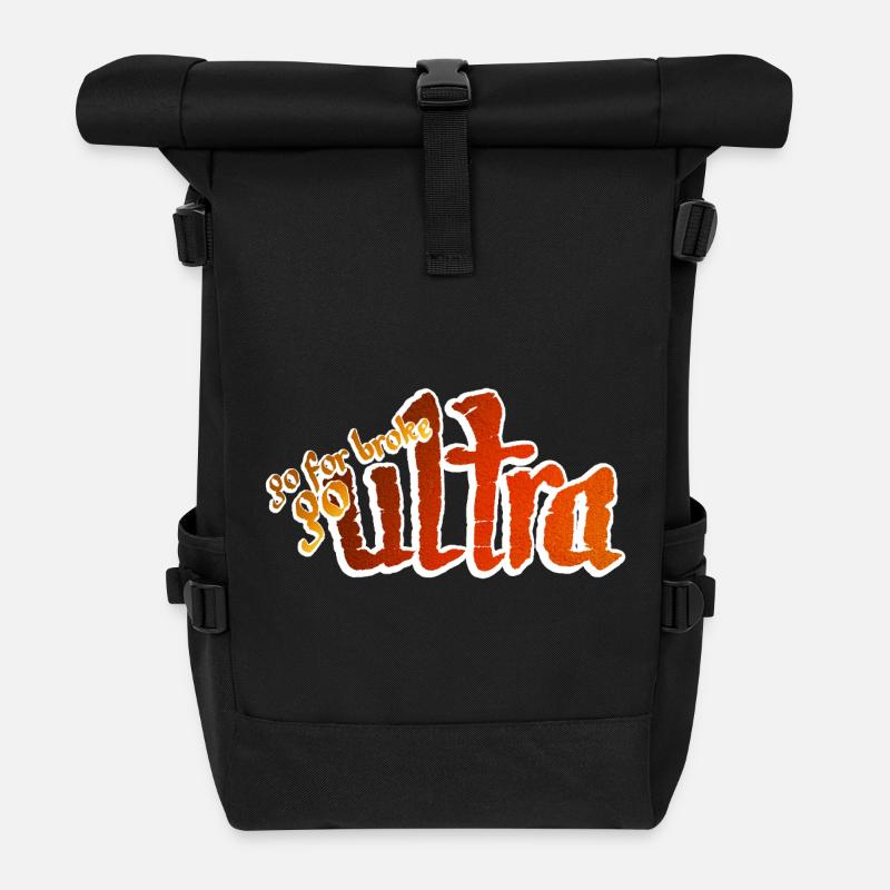 Go For Broke Go Ultra - Roll Top Backpack - black