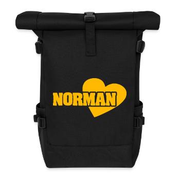 Or Normand - Sac à dos roll top - noir - Devant