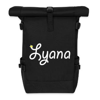 Lyana - Sac à dos roll top - noir - Devant