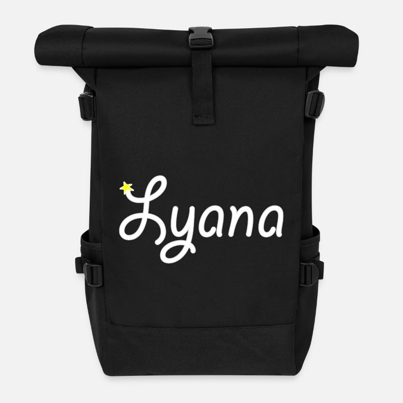 Susan - Rolltop Rucksack - Schwarz