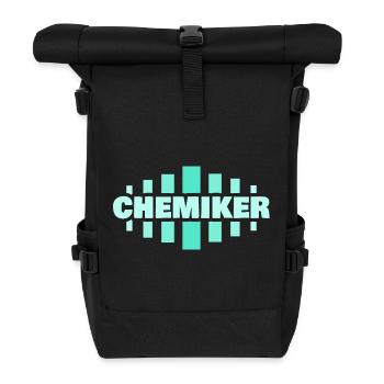 Job Chemiker - Rolltop Rucksack - Schwarz - Vorne