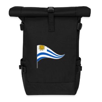 Fahne. Flagge.Landesflagge. Uruguay. Südamerika - Rolltop Rucksack - Schwarz - Vorne