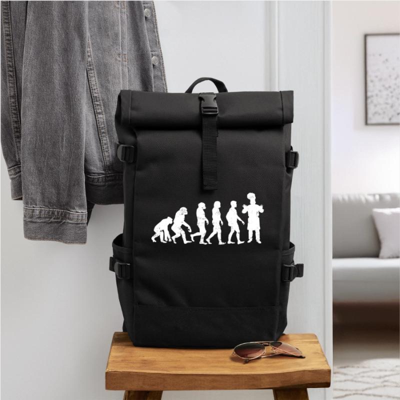 Koch evolution cuisine küche geschenk küchenchef Rolltop Rucksack