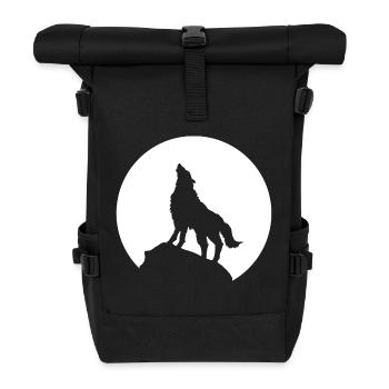 Wolf - Rolltop Rucksack - Schwarz - Vorne