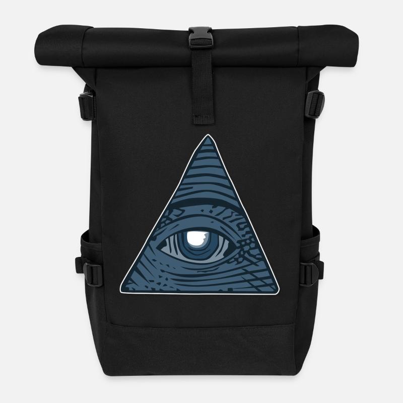 Illuminati - Rolltop Rucksack - Schwarz