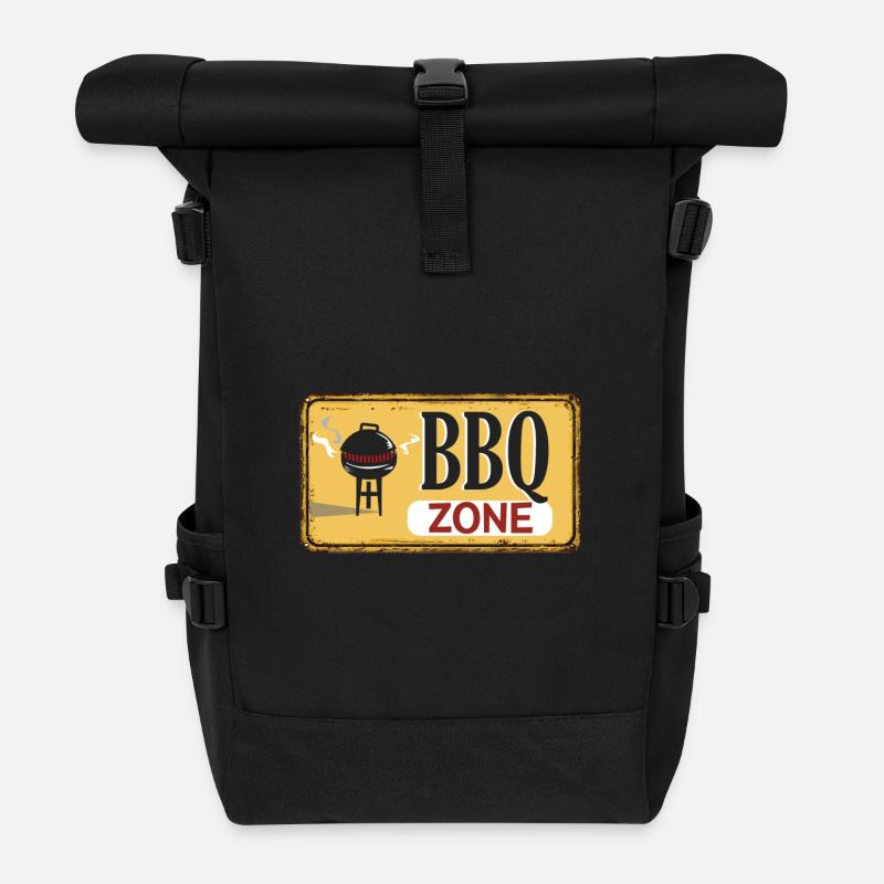 bbqzone - Rolltop Rucksack - Schwarz