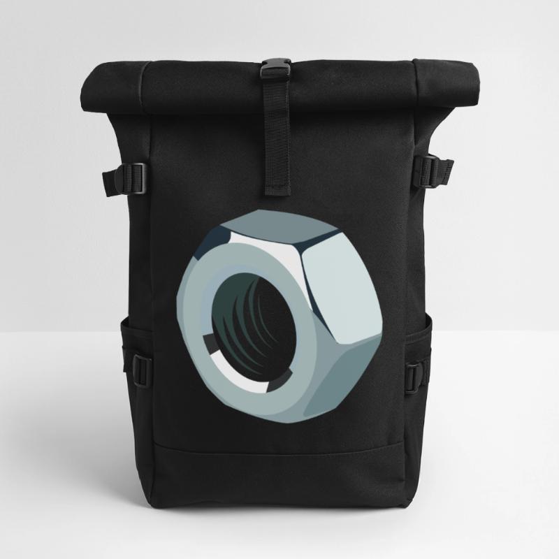 Schraubenmutter Rolltop Rucksack