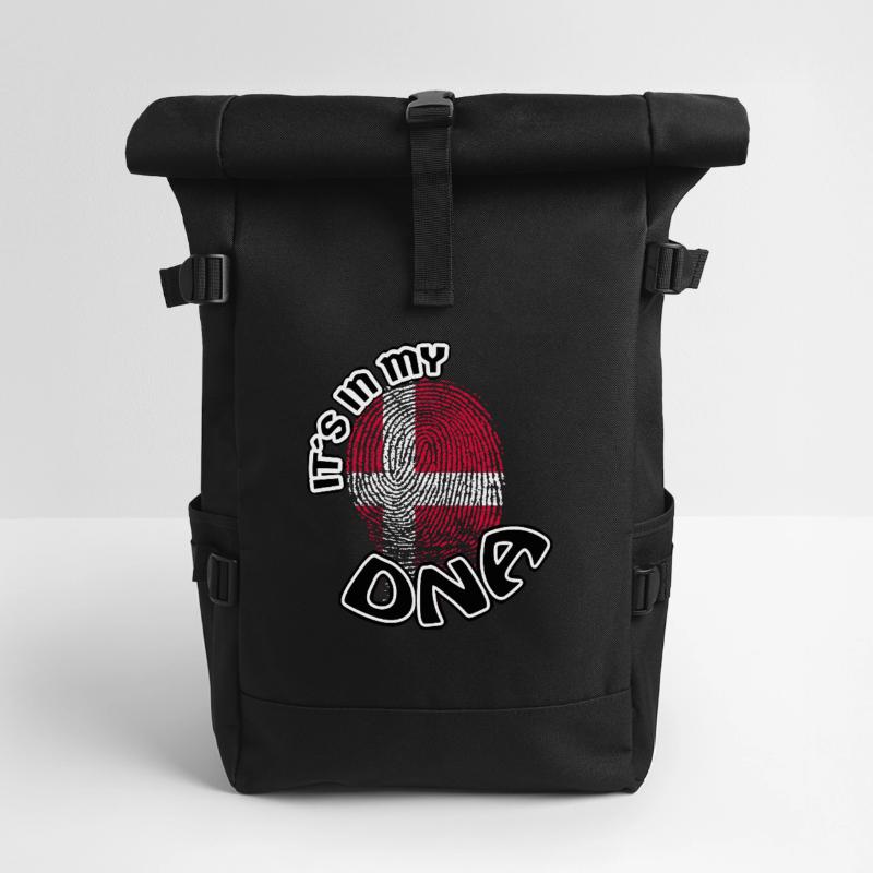 Gift Its in my dna dns roots Denmark Roll Top Backpack