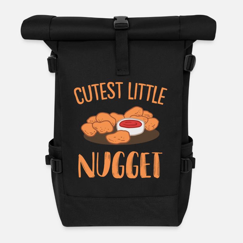 Nugget - Rolltop Rucksack - Schwarz