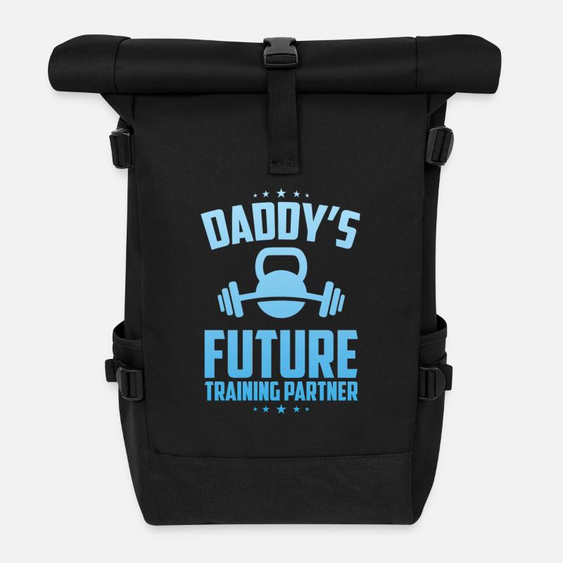 Daddys - Sac à dos roll top - noir