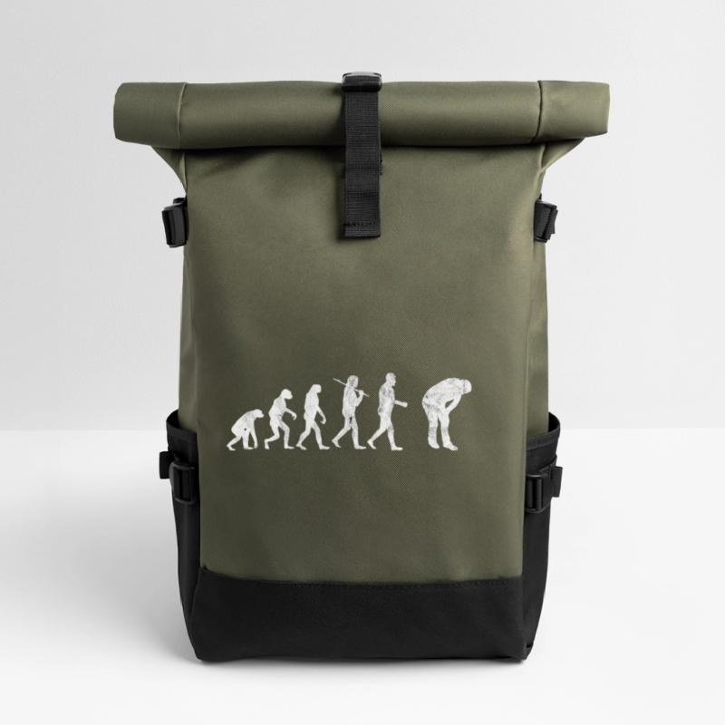 Ausser Puste Evolution Lustige Bilder Geschenk Sac à dos roll top