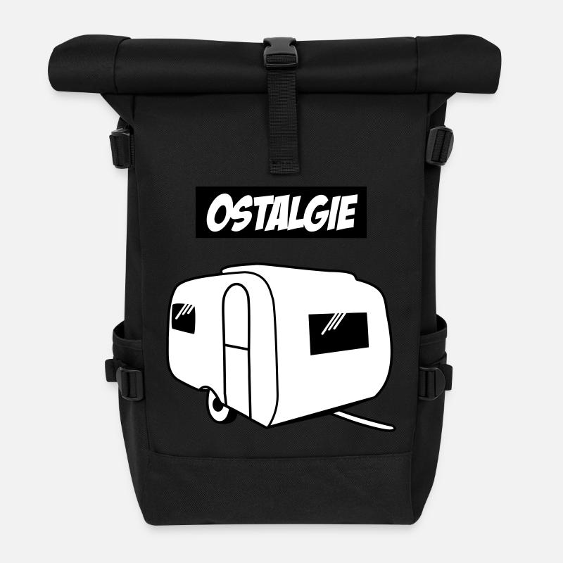 Ostalgie QEK junior - Sac à dos roll top - noir