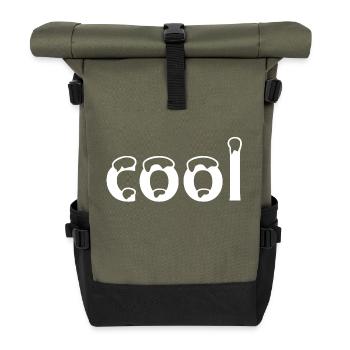 cool - Rolltop Rucksack - Olive/Schwarz - Vorne