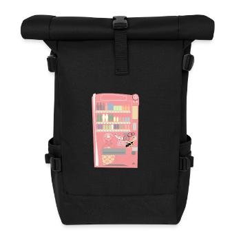 vendingmachine - Rolltop Rucksack - Schwarz - Vorne