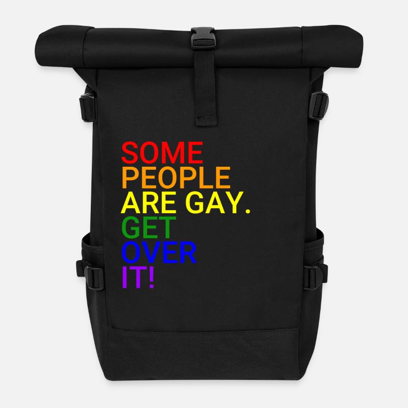 Manche Menschen sind Homosexuell - Rolltop Rucksack - Schwarz