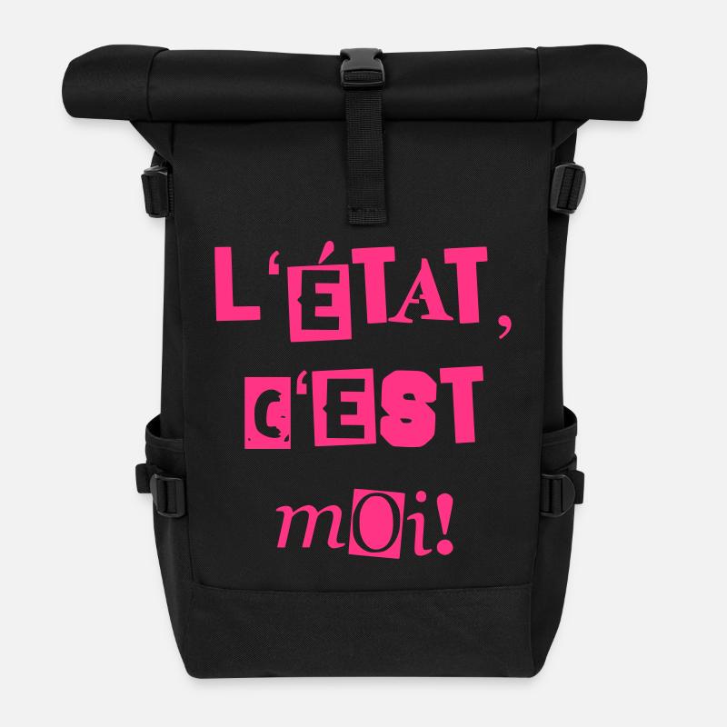 Punk für den König! - Rolltop Rucksack - Schwarz