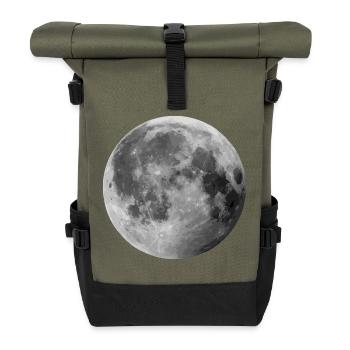 Mond - Rolltop Rucksack - Olive/Schwarz - Vorne