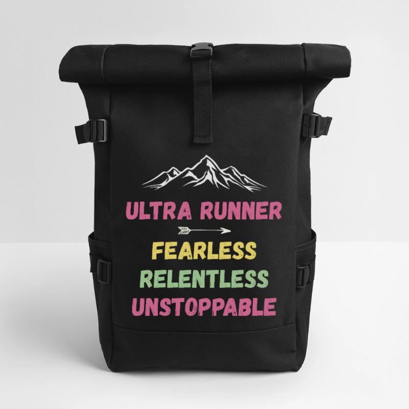 Ultra Runner - Intrépide. Implacable. Imparable. Sac à dos roll top