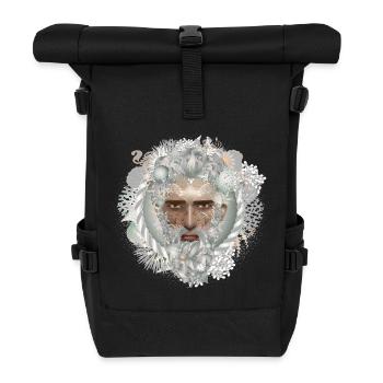 fascinating portrait of an Aquarius - Roll Top Backpack - black - Front