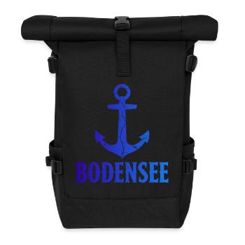 Anchor Lake Constance Holiday Ship - Roll Top Backpack - black - Front