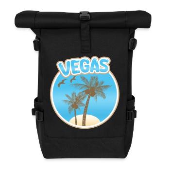 Vacances à Vegas - Sac à dos roll top - noir - Devant