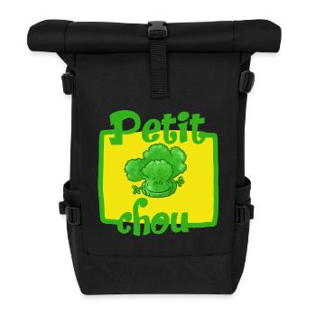 Kleiner Kohl - Rolltop Rucksack - Schwarz - Vorne