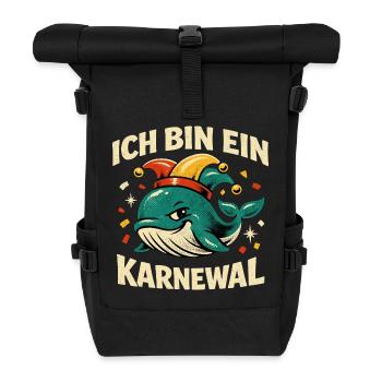 Je suis un jeu de mots Karnewal Jecke 5e saison - Sac à dos roll top - noir - Devant