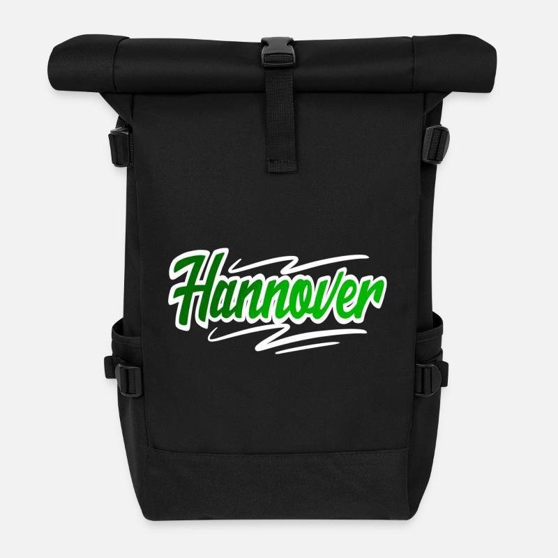 Hannover - Rolltop Rucksack - Schwarz