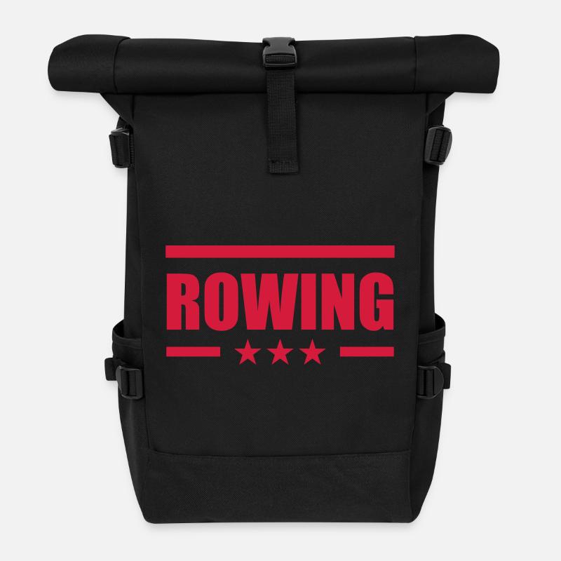 Rowing - Rolltop Rucksack - Schwarz
