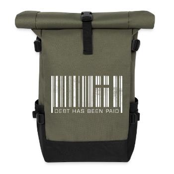 Le département a été payé - Sac à dos roll top - olive/noir - Devant