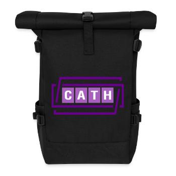Cath - Rolltop Rucksack - Schwarz - Vorne