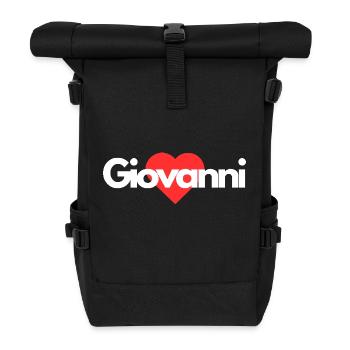 Giovanni - Roll Top Backpack - black - Front