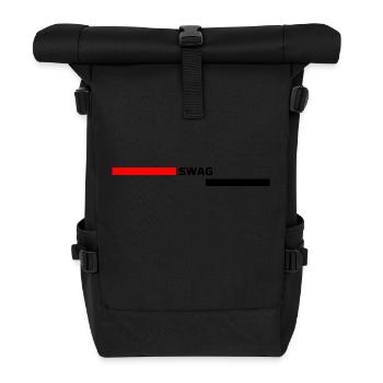 SWAG - Roll Top Backpack - black - Front