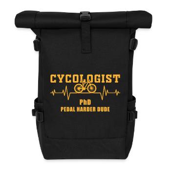 vététiste MTB Fun - Sac à dos roll top - noir - Devant