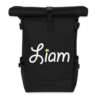 Liam - Sac à dos roll top - noir - Devant