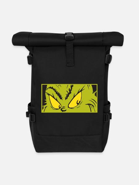 Der Grinch Auschnitt Seines Blickes - Rolltop Rucksack - Schwarz