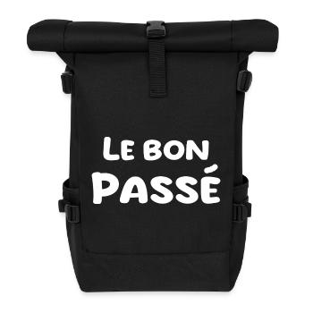 nostalgia for the past - Roll Top Backpack - black - Front