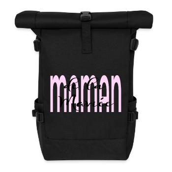 Mutter der Braut - Rolltop Rucksack - Schwarz - Vorne