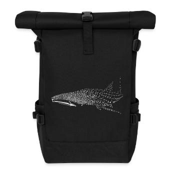 WALHAI - Rolltop Rucksack - Schwarz - Vorne