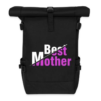 Bestes Mutterhemd – lustiger Muttertagsgeburtstag - Rolltop Rucksack - Schwarz - Vorne