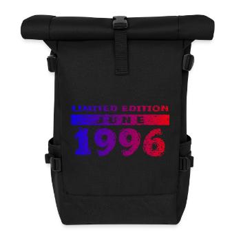 30th Birthday Limited Edition 06/1996 - Roll Top Backpack - black - Front