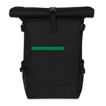 Chargement en cours, Télécharger - Sac à dos roll top - noir - Devant