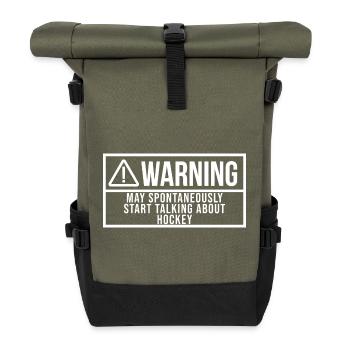 Hockey - Rolltop Rucksack - Olive/Schwarz - Vorne